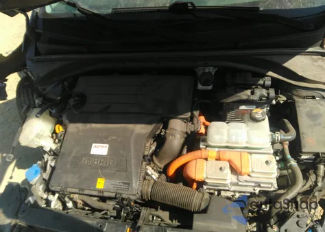 2020 Hyundai Ioniq Hybrid Blue из США, поврежденный, VIN KMHC65LC3LU201088